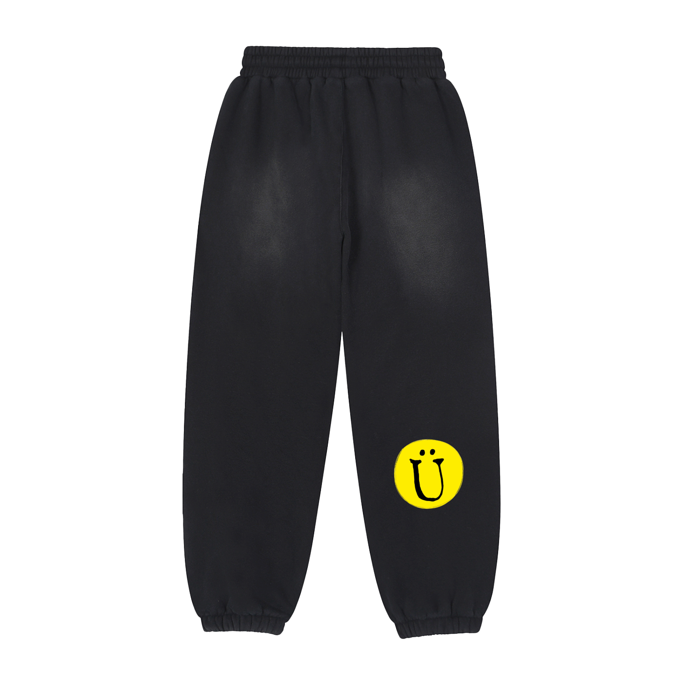 Arch Design Cuffed Unisex Jogger Sweatpants - Midnight