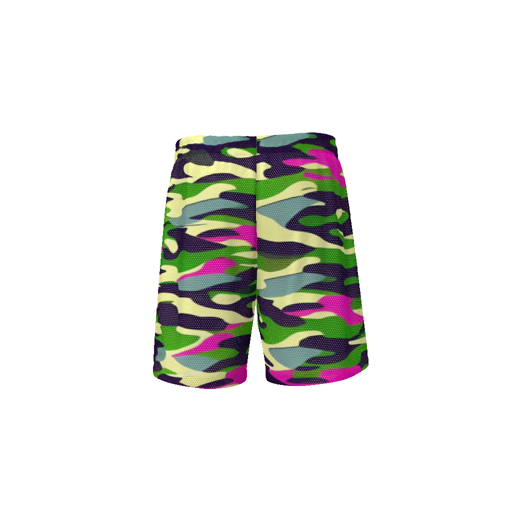 Camo Design Shorts