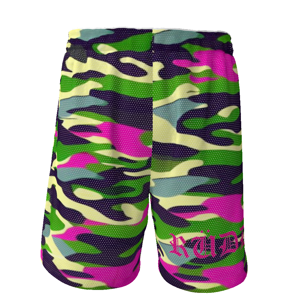 Camo Design Shorts